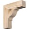 Ekena Millwork Funston Block Smooth Bracket, Douglas Fir, 3 1/2"W x 14"D x 14"H BKT04X14X14FST05SDF - alternate 1